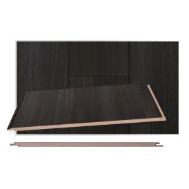 Lyhyt MDF-kattopaneeli Maler STP-0 grafiitti tammi 8 x 315 x 1200 mm