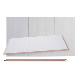 Lyhyt MDF-kattopaneeli Maler STP-0 E0 hopeasaarni 8 x 315 x 1200 mm