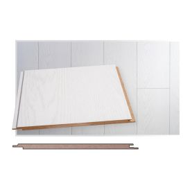 Sisustuspaneeli Maler MDF STP-0 Mel Valkosaarni 10 x 195 x 2070 mm