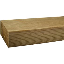 Runkopuu kyllästetty vihreä 48 x 98 mm A mitallistettu (per metri)