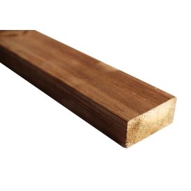 Runkopuu kyllästetty ruskea 48 x 98 mm A mitallistettu (per metri)