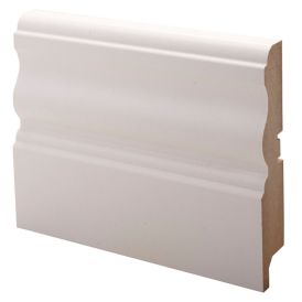 3 kpl Jalkalista Maler Laine MDF Mel Valkoinen E0 21 x 118 x 2750 mm