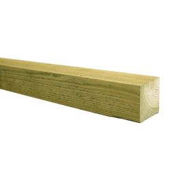 Tolppa kyllästetty vihreä 75 x 75 mm A sahattu (per metri)