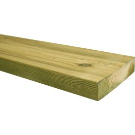 Runkopuu kyllästetty vihreä 48 x 198 mm A mitallistettu (per metri)