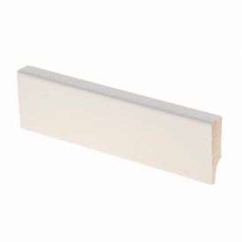 10 kpl Jalkalista Maler Aava mänty valkoinen 12 x 42 x 3300 mm
