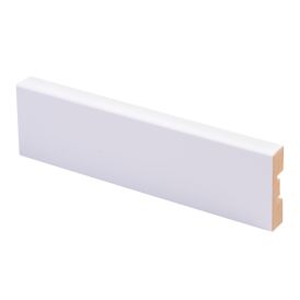 10 kpl Peitelista Maler Aava MDF Mel Puhdas Valkoinen 12 x 42 x 3300 mm