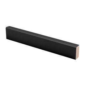 10 kpl Peitelista Maler Aava MDF Mel Musta 12 x 25 x 3300 mm