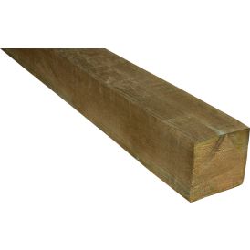 Tolppa kyllästetty vihreä 100 x 100 mm A sahattu (per metri)