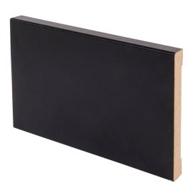 5 kpl Peitelista Maler Aava MDF Mel musta 12 x 92 x 3300 mm