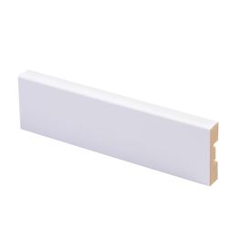 5 kpl Peitelista Maler Aava MDF Mel Puhdas Valkoinen 16 x 58 x 2200 mm