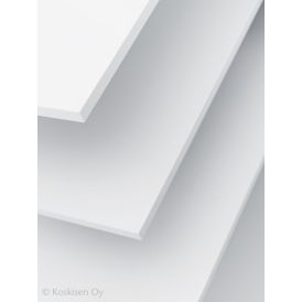 Melamiinipinnoitettu kalustelevy valkoinen 1830 x 2750 mm, eri paksuuksia