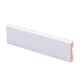 Peitelista Maler MDF Melamiini Puhdas Valkoinen 12 mm x 42 mm x 3300 mm
