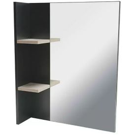Peili BAUHAUS Jannik Antrasiitti/Harmaa puu 58 x 76,5 cm