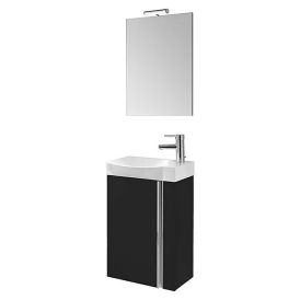 Kalusteryhmä Riva Elegance musta 45 cm