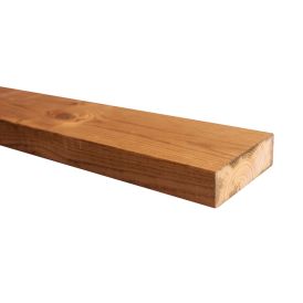 Runkopuu kyllästetty ruskea 48 x 148 mm A mitallistettu (per metri)