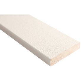 Aitalauta 20 x 95 mm 4s pintamaalattu valkoinen HSP (per metri)