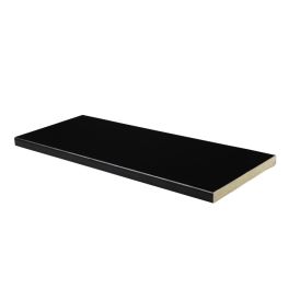 Kynnys Maler MDF sileä MR laminaatti musta 9 x 92/29 M7
