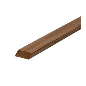 Suunnikasrima Lunawood Parallelogram lämpökäsitelty mänty 26 x 68 (per metri)