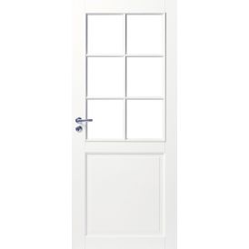 Väliovi Swedoor Style 2 6R kirkas lasi 10 x 21 Vasen