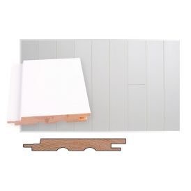 Mäntypaneeli Maler SPA STS-5 puhtaanvalkoinen 14 x 120 x 2400 mm