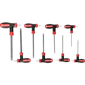 Kuusiokoloavainsarja Alpha Tools T-kahvalla 8-osainen