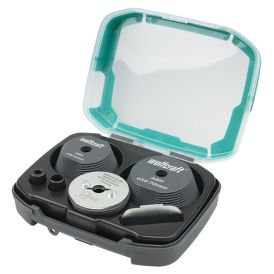 Reikäsahan ohjuri Wolfcraft 35 – 70 mm 3 kpl