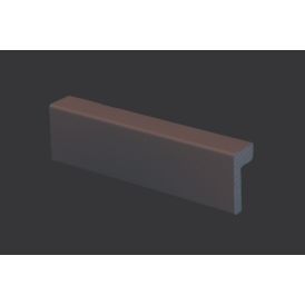 Reunalista 21 x 42 / 13 x 2700 mm mänty valkoinen