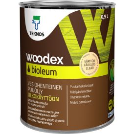 Puuöljy Teknos Woodex Bioleum Väritön 0,9 l