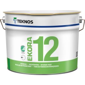 Sisämaali Teknos Ekora 12 Valkoinen