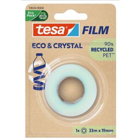 Teippi tesafilm® Eco & Crystal 33 m x 19 mm