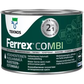 Ruosteenestomaali Teknos Ferrex Combi Valkoinen