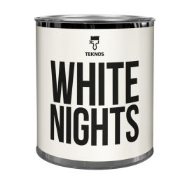 Miniväripurkki Teknos Colour Sample 0,125 l White Nights