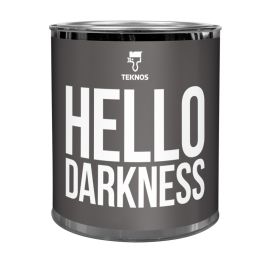 Miniväripurkki Teknos Colour Sample 0,125 l Hello Darkness