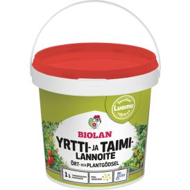 Yrtti- ja taimilannoite Biolan 1 l