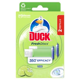 WC-raikastin Duck Fresh Discs Lime täyttöpakkaus 2 x 36 ml