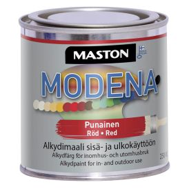 Alkydimaali Maston Modena Punainen 250 ml