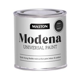 Modena Maston alkydimaali 250 ml Mattavalkoinen