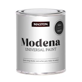 Modena Maston alkydimaali 1 l Mattavalkoinen