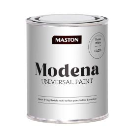 Modena Maston alkydimaali 1 l Listavalkoinen