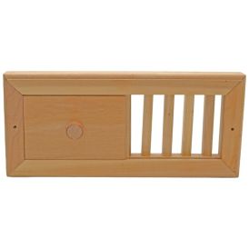Venttiiliritilä liukuovella Saunia 30 x 13 cm