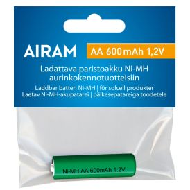 Ladattava paristoakku Airam AA 600 mAh 1,2V