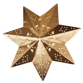 Metallitähti Airam Leena LED 30 cm Messinki