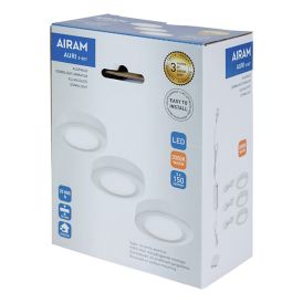 LED-alasvalo Airam Auri Valkoinen 3 W 3 kpl