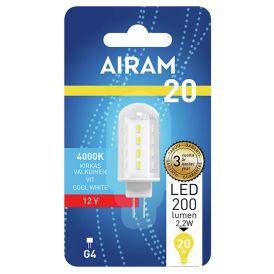 LED-lamppu Airam PO 840 220lm G4 12V