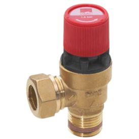 Varoventtiili Oras 1/2" 10 bar EM