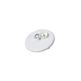 Valaisinpistorasia ABB AKK13JP Valkoinen Ø115 mm