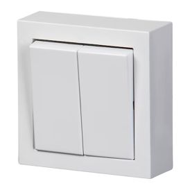 Pintakytkin ABB Impressivo 5 valkoinen
