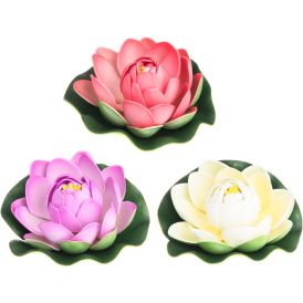 Lotuskukka kelluva 10 cm lajitelma