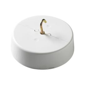 Valaisinpistorasia ABB DCL AKK15P IP20 Valkoinen Ø112 mm