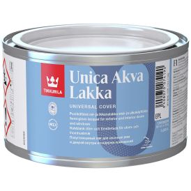 Ovi- ja ikkunalakka Tikkurila Unica Akva Puolikiiltävä